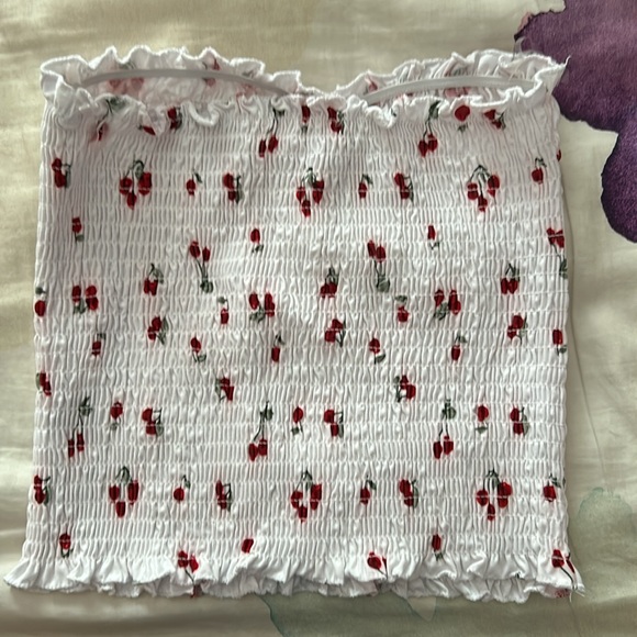 Ardene Cherry 🍒 Tube Top Size S - Picture 2 of 3